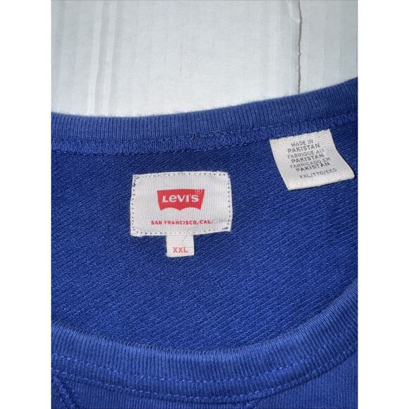 LEVI'S Mens Sweatshirt Jumper XXL Blue - Picture 2 of 11